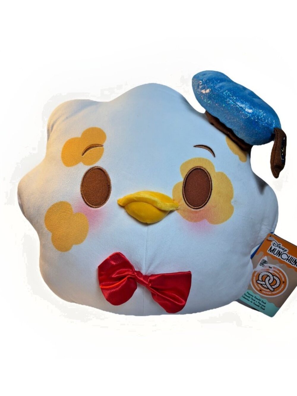 Disney Parks Munchlings Donald Duck Popcorn Plush 90th Anniversary 12" H